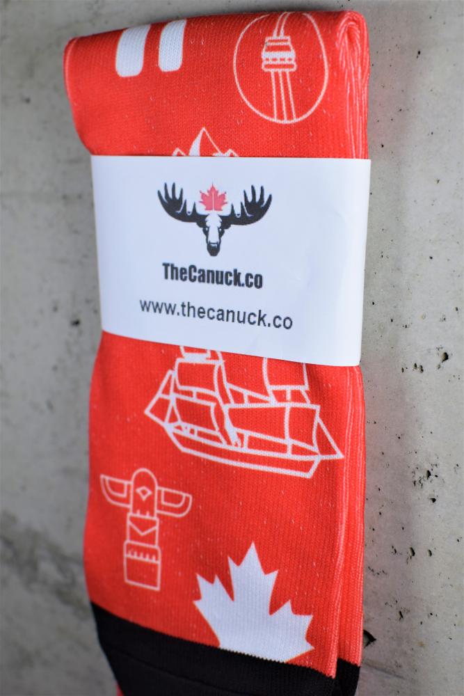 Canadian Icons Socks - Size Large