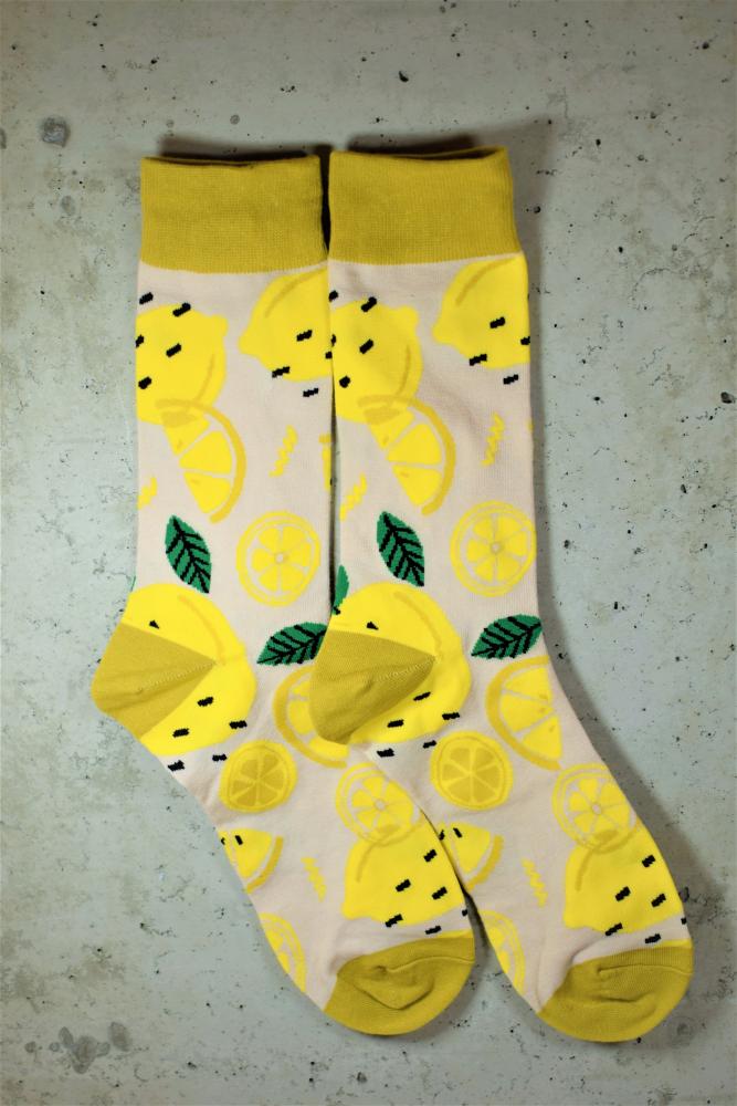 Adult Graphic Socks - Lemons - One Size