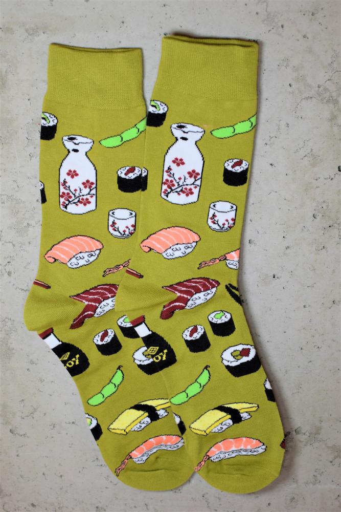 Adult Graphic Socks - Sushi - One Size
