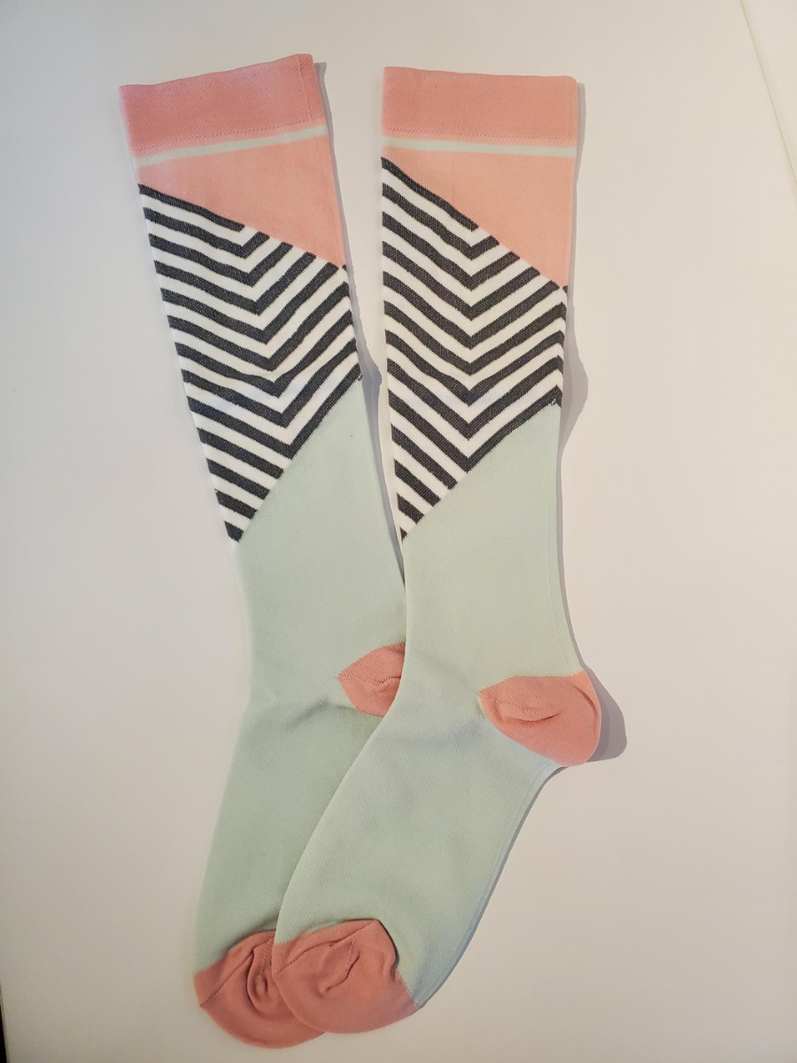 Compression Socks - Pink Colorblock