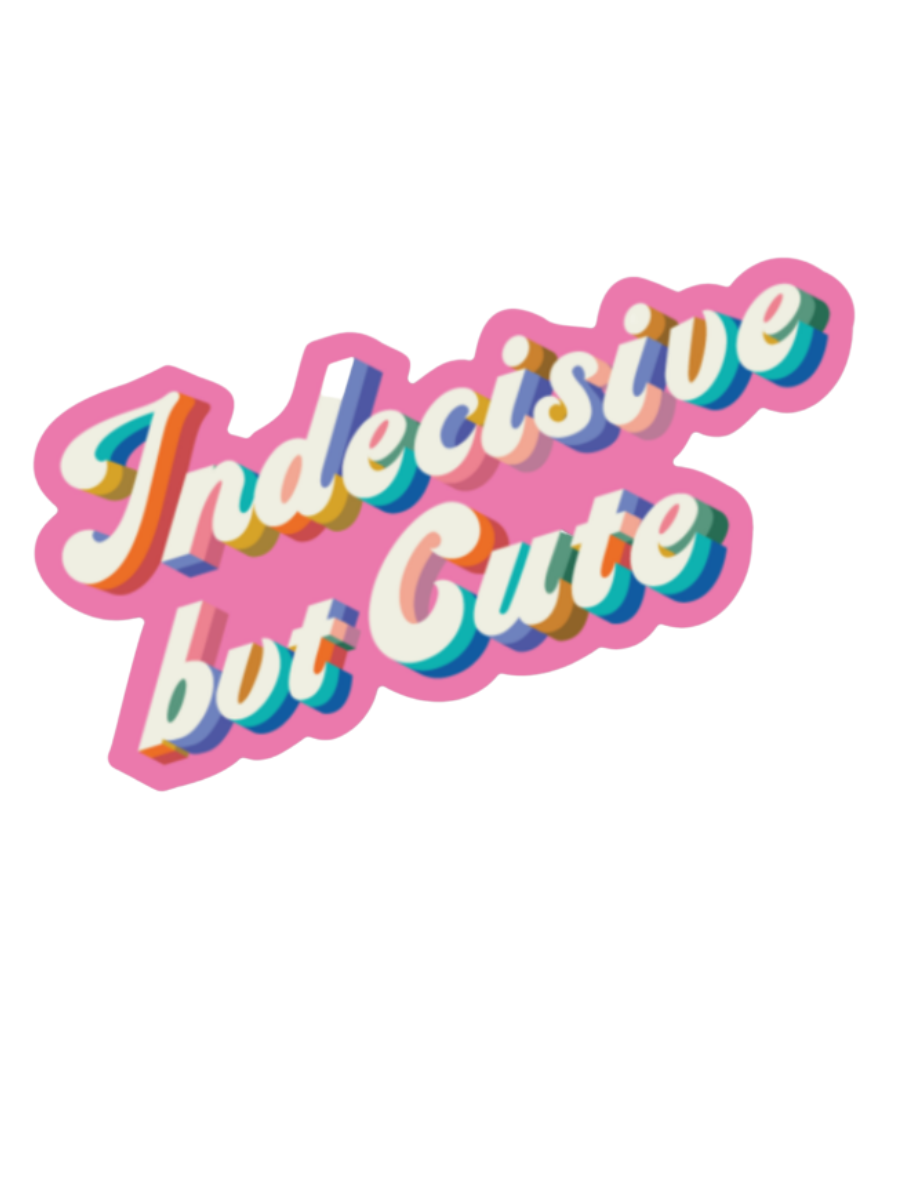 Indecisive Cute Sticker