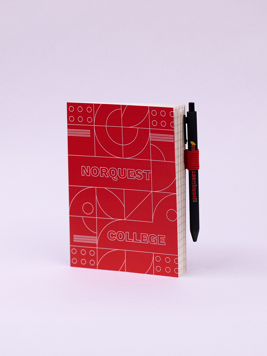 Red Notebook With Pen