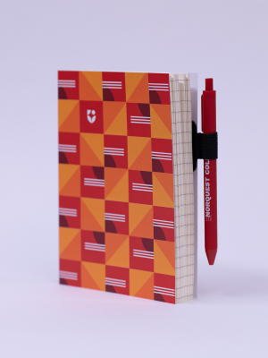 Multi-Color Notebook With Pen
