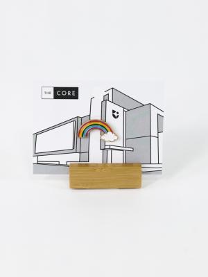 Rainbow With Cloud Pin